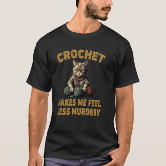 Rolig Katt Virkad får mig att känna mig mindre Mör T Shirt