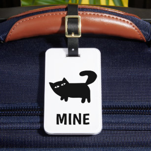 Rolig kattälskare bagagebricka
