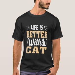 Rolig Kattälskare Husdjursägare Kattpappa Mamma Hu T Shirt