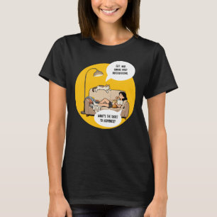 Rolig kattälskare introvert humorcitat t shirt