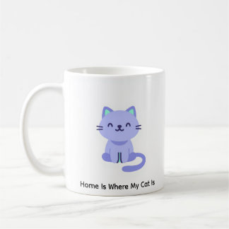 Rolig Kattälskare Kvick Mug – Söt Present till Kat Kaffemugg
