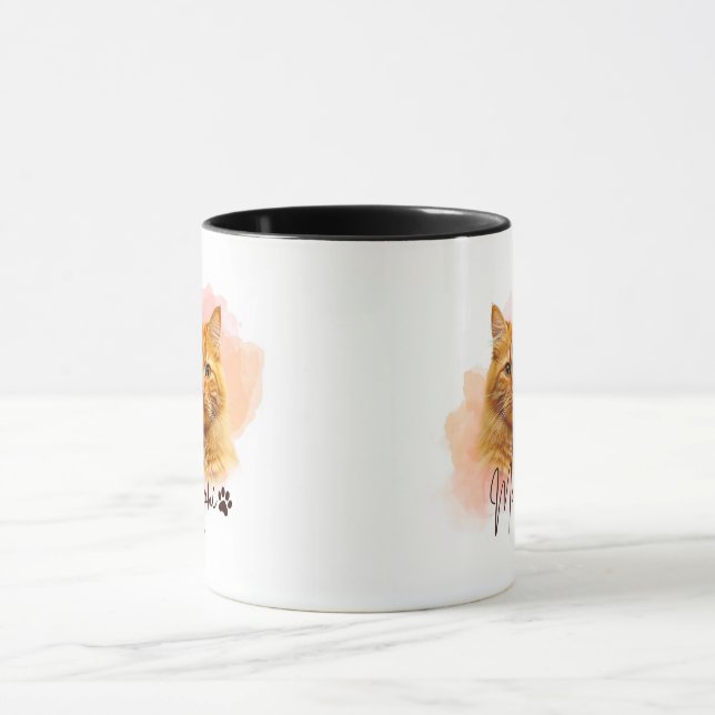Rolig Kattälskare Mugg – Söt Present till Kattmamm (Center)