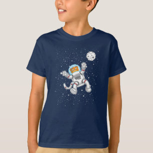 Rolig kattastronaut för Katt-Stronauts i T Shirt