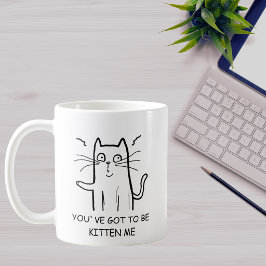 Rolig kattcitat Kaffemugg