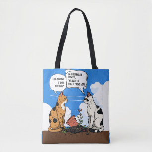 Rolig kattcitat Rolig kattälskare Totebag Tygkasse