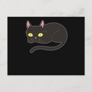Rolig kattdesign Katter Söt tass Husdjur Djur Pres Vykort
