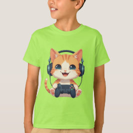 Rolig kattgamer – Present till kattälskare och gam T Shirt