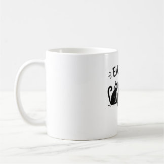 Rolig kattgrupp Söt kattdesign Kaffemugg