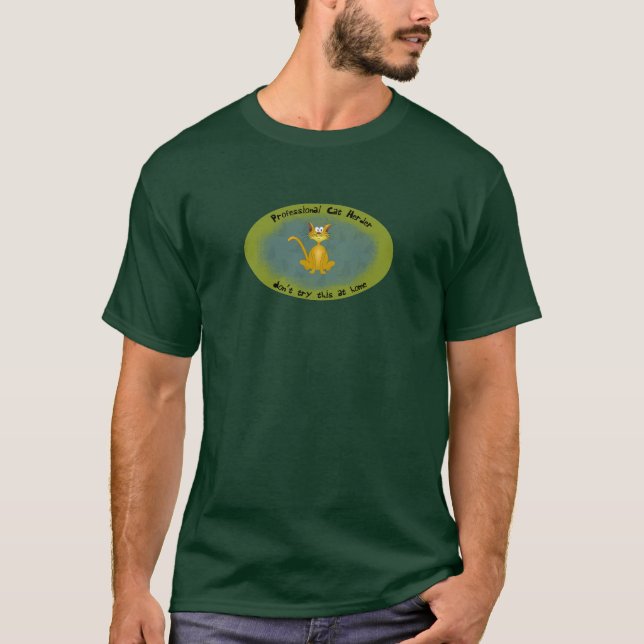 Rolig kattHerderskjorta Tee Shirt (Framsida)