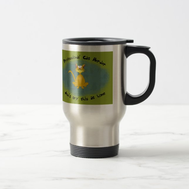 Rolig kattHerdertravel mug Resemugg (Höger)