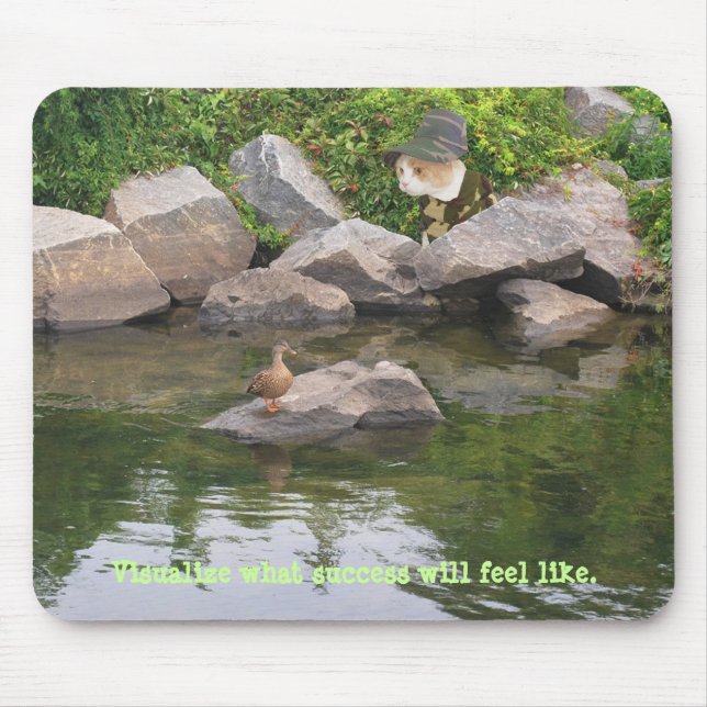 Rolig kattjakt i Camo Musmatta (Framsidan)