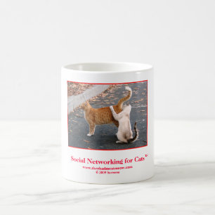 Rolig kattkaffemugg kaffemugg
