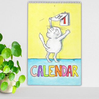 Rolig kattkalender kalender