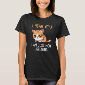 Rolig kattmamma present för galen katt dam t shirt