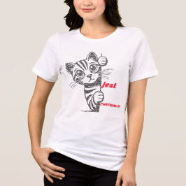 Rolig kattmamma present | Jest typografi design | T Shirt