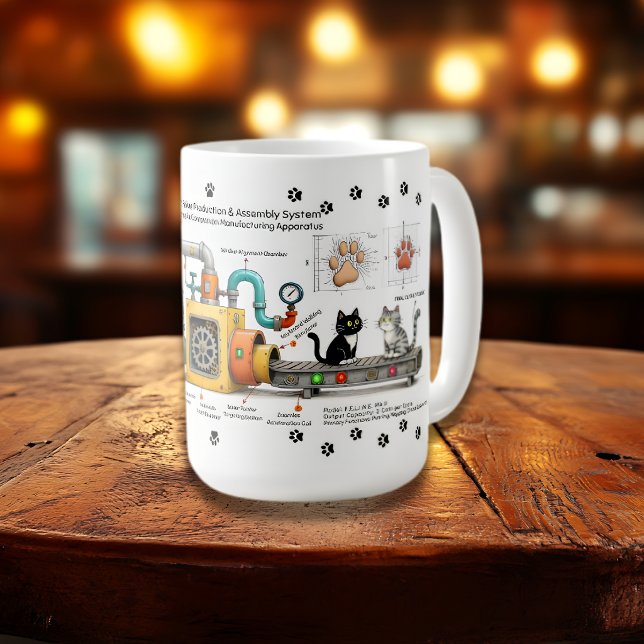 Rolig Kattmonteringsmaskin Mugg (Skapare uppladdad)