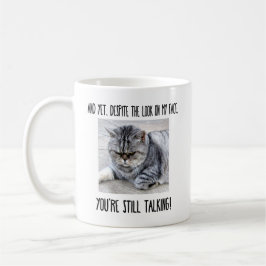 Rolig kattmugg, anpassad present till kattälskare kaffemugg