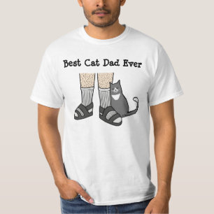 Rolig Kattpappa Bästa Kattpappa Någonsin Grafisk P T Shirt