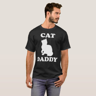 Rolig kattpappa t-shirt