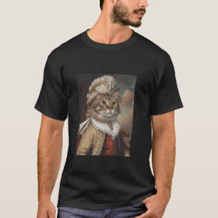 Rolig kattporträtt Katt T Shirt