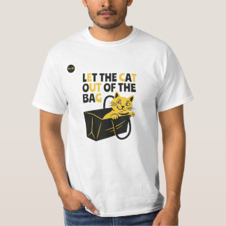Rolig kattpun | Låta katten ut ur säcken | Punder T Shirt