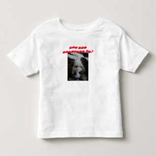Rolig kattskjorta för småbarn (röd text) t-shirt