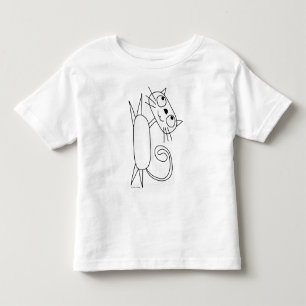 Rolig kattT-tröja 6 T Shirt
