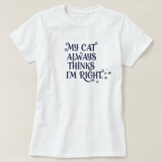 Rolig katttext t shirt