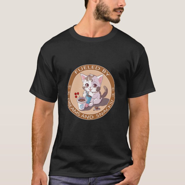 rolig kattunge t shirt (Framsida)