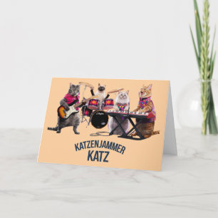 Rolig Katzenjammer Katt Kort