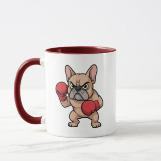 Rolig Kawaii Frenchie Kaffe kopp present för hundä