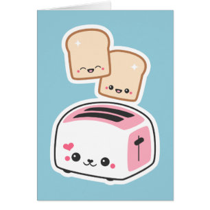 Rolig Kawaii rosaToaster OBS Kort