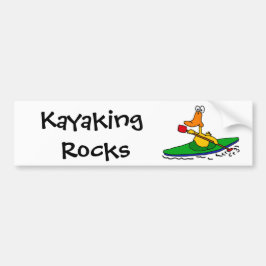 Rolig Kayaking anka BV Bildekal