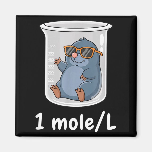 Rolig kemi 1 Mol L  Magnet (Framsidan)