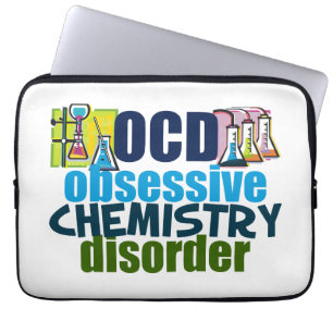 Rolig kemi laptop sleeve
