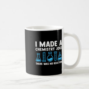 Rolig kemi vetenskapslärare kemist män kvinnor kaffemugg