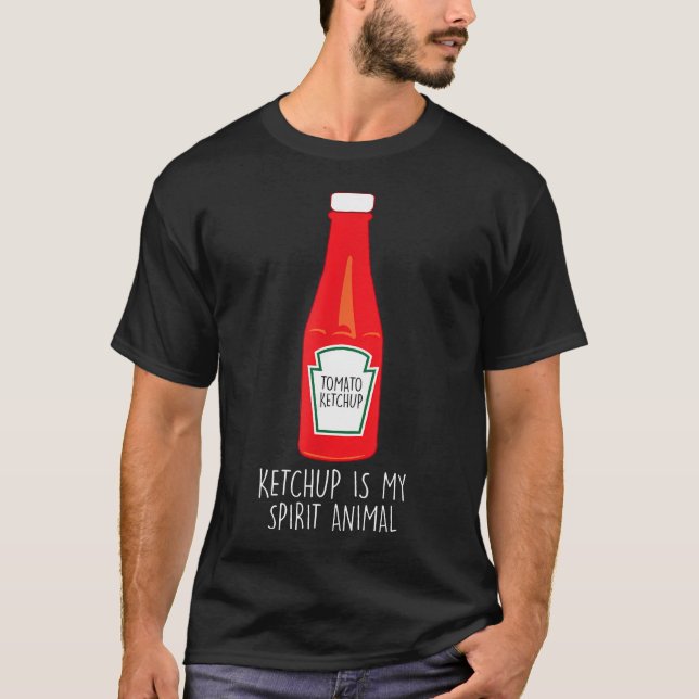 Rolig Ketchup Är Min Anka T Shirt (Framsida)
