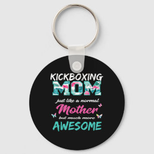 Rolig Kickboxande Mamma T Tröja Sport Mor Nyckelring