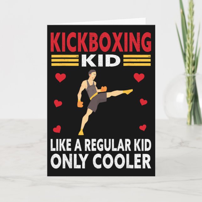 Rolig Kickboxar-outfit för Kid - Boxningsbarn  Kort (Framsida)