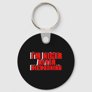 Rolig kickboxare fighter kickboxning MMA kampsport Nyckelring