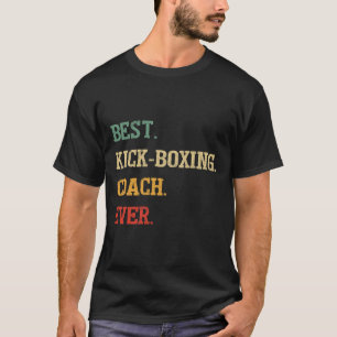 Rolig Kickboxningscoach Present Bästa Kickboxnings T Shirt