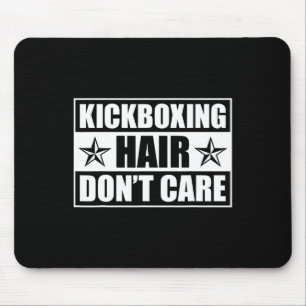 Rolig Kickboxningskonst För Män Kvinnor Kickboxare Musmatta