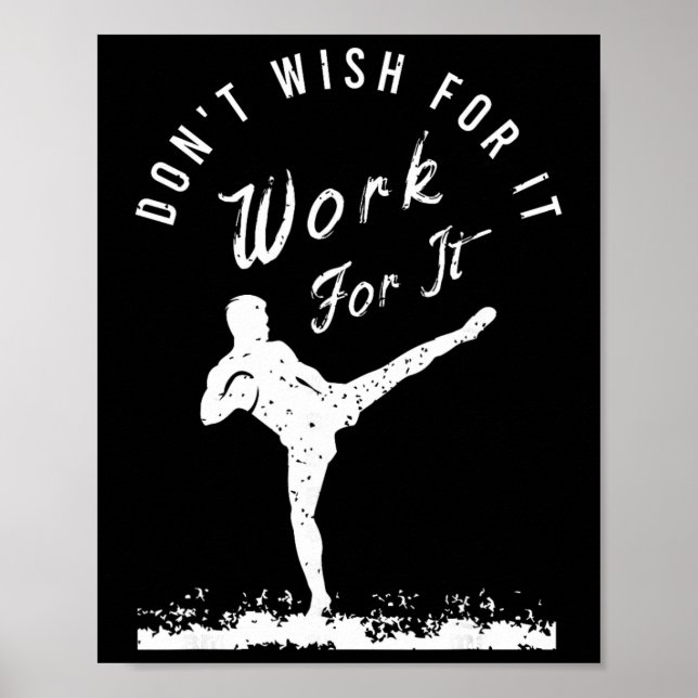 Rolig kickboxningsoutfit för en kickboxare _3  poster (Framsidan)