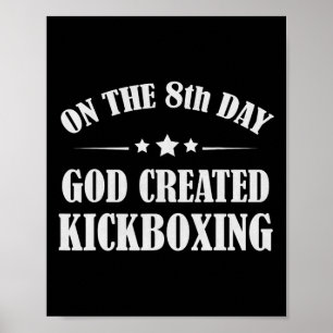 Rolig kickboxningspresent Bibel kampsport kick box Poster