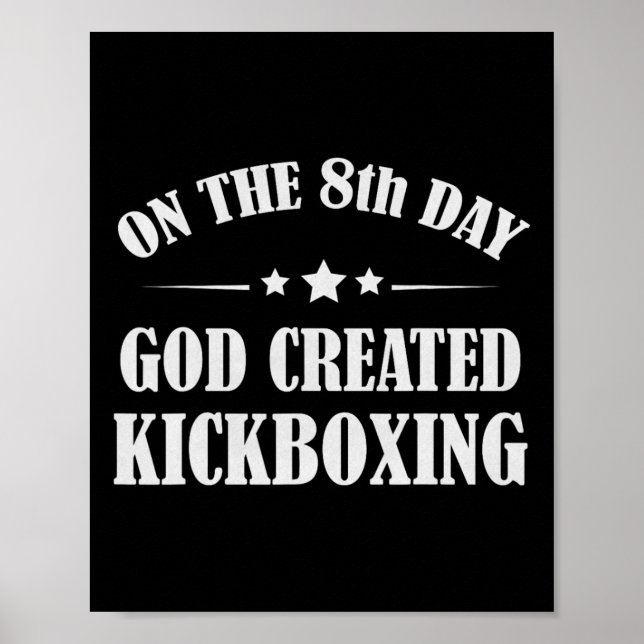 Rolig kickboxningspresent Bibel kampsport kick box Poster (Framsidan)