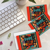 Rolig kille, var snäll Färgglada barn inspirerar