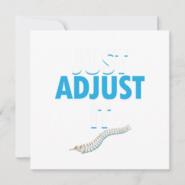 Rolig Kiropraktor Justera Det Ryggradsläkare Fys Inbjudningar (Framsida)