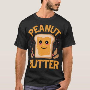 Rolig Klänning för Småbarn som Älskar Jordnötssmör T Shirt