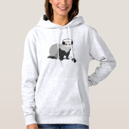 Rolig klänning för vessla för musikälskare tee shirt