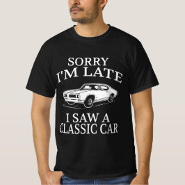 Rolig klassisk bilsats t shirt
